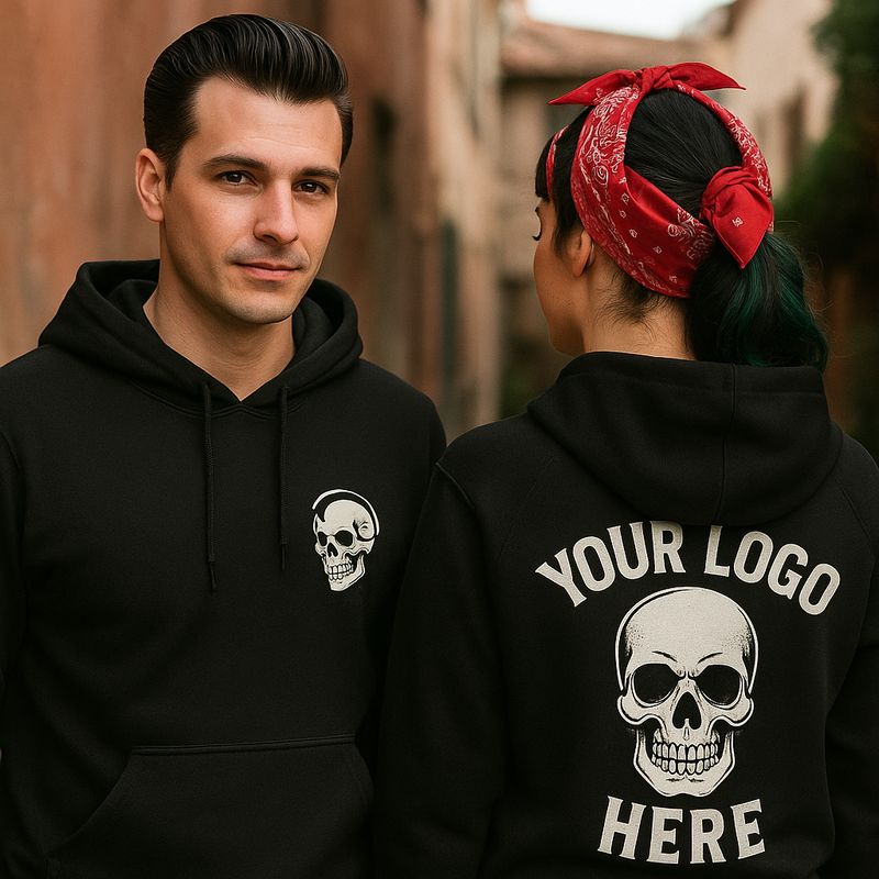 CUSTOM HOODIE ZIP - UPLOAD YOUR DESIGN