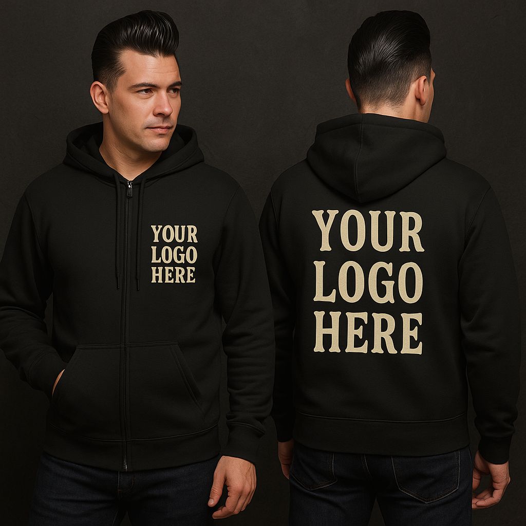 CUSTOM HOODIE ZIP FOR MAN