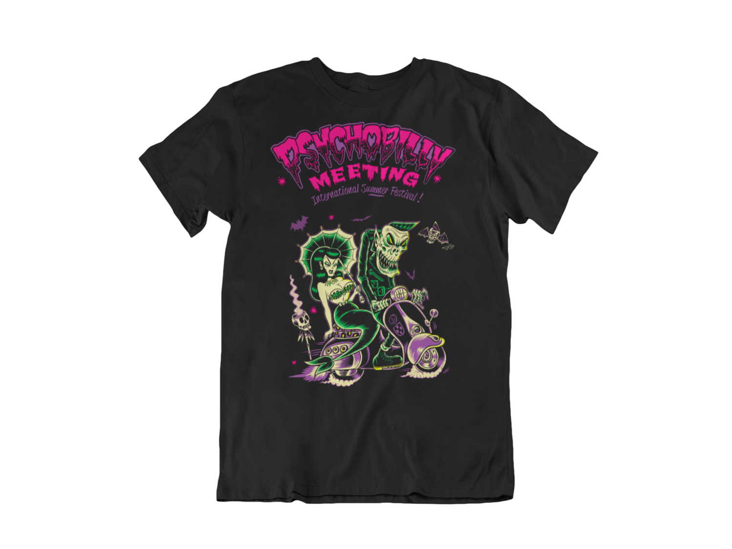 PSYCHOBILLY MEETING 2025 T-SHIRT MAN Limited edition