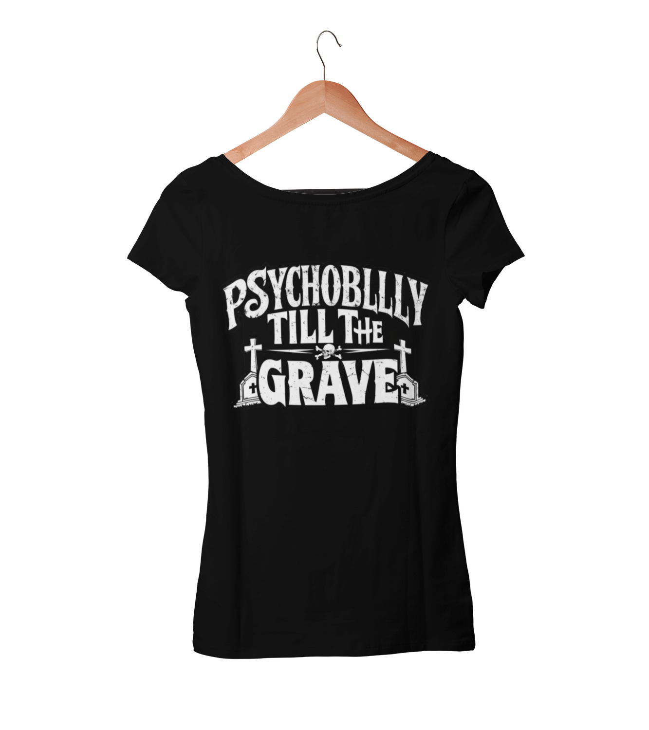 PSYCHOBILLY TILL THE GRAVE T-SHIRT WOMAN