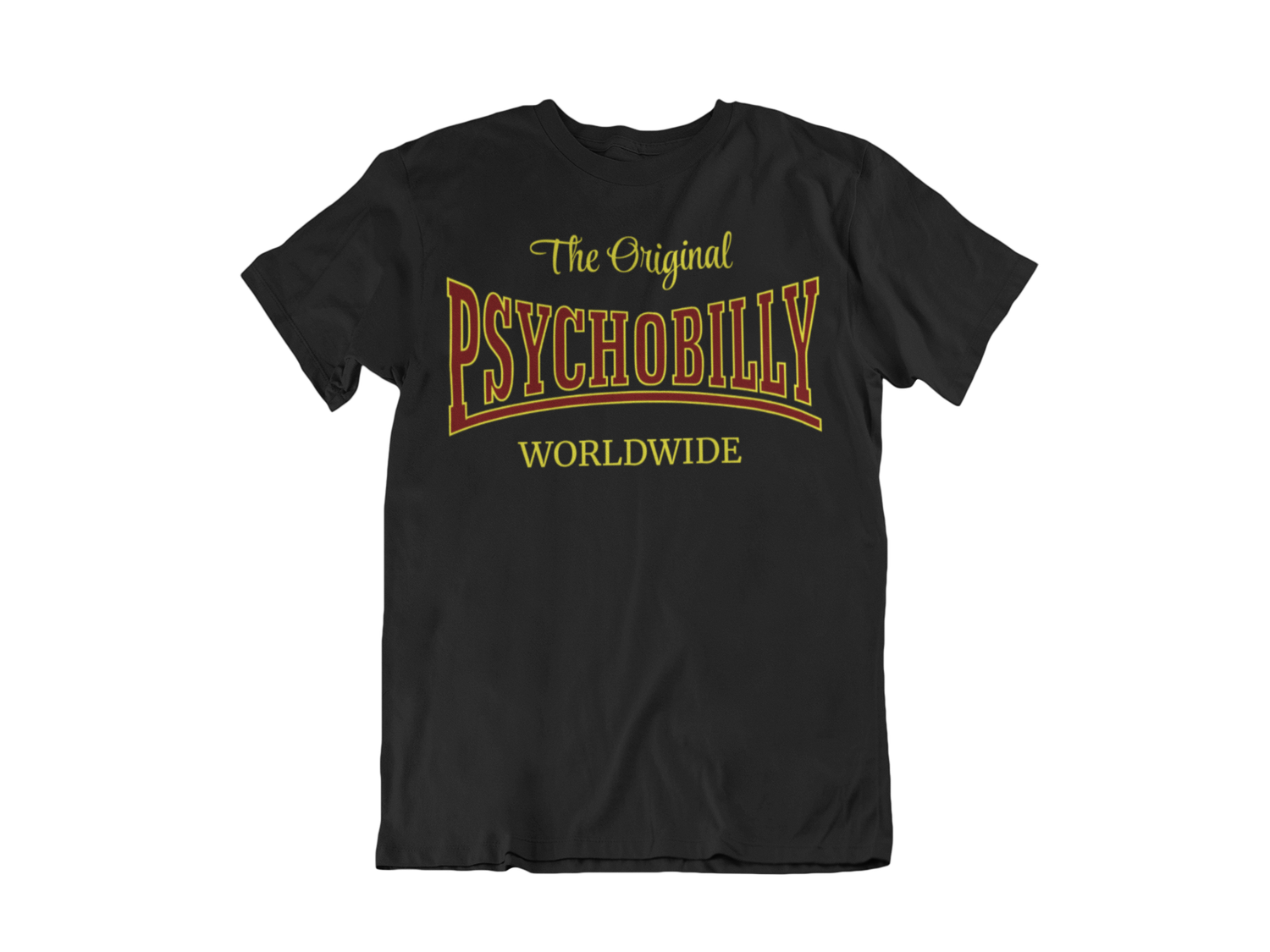 THE ORIGINAL PSYCHOBILLY WORDWIDE T-SHIRT MAN