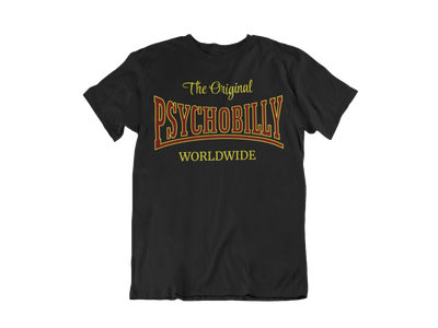 THE ORIGINAL PSYCHOBILLY WORDWIDE T-SHIRT MAN