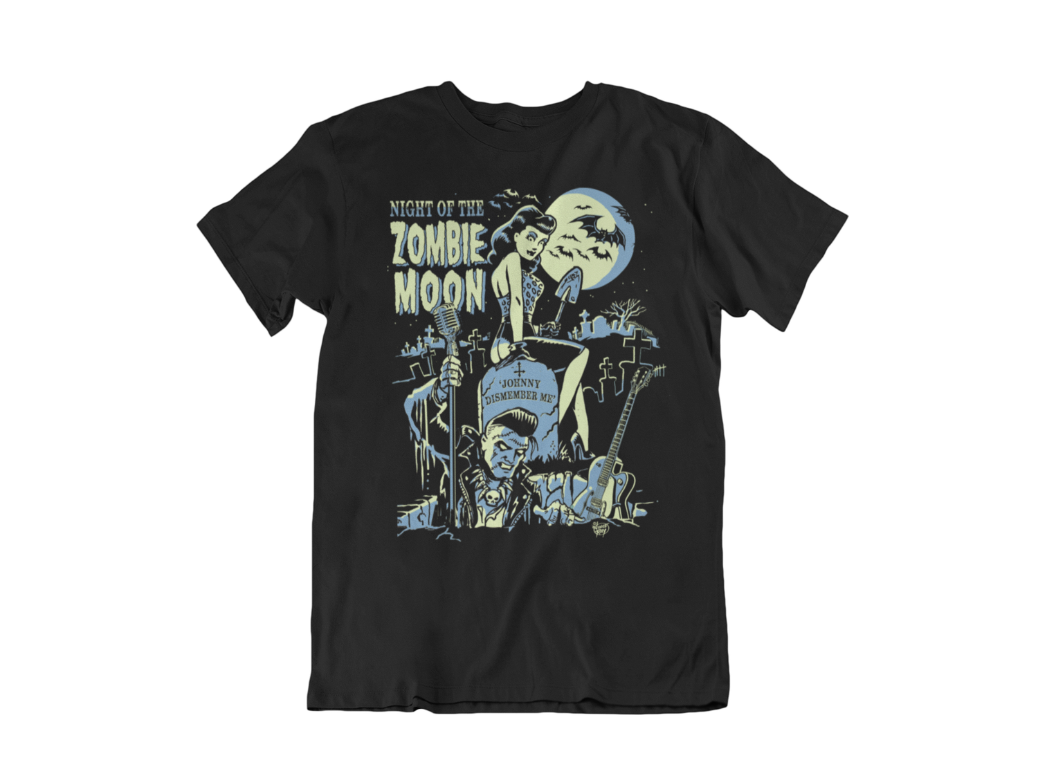 ZOMBIE MOON tshirt for MEN by VINCE RAY