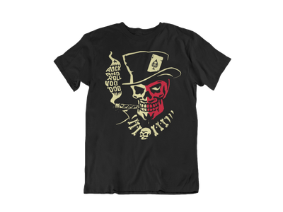 VOODOO SKULL tshirt for MEN by VINCE RAY