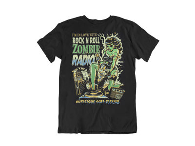 ZOMBIE RADIO tshirt for MEN by VINCE RAY