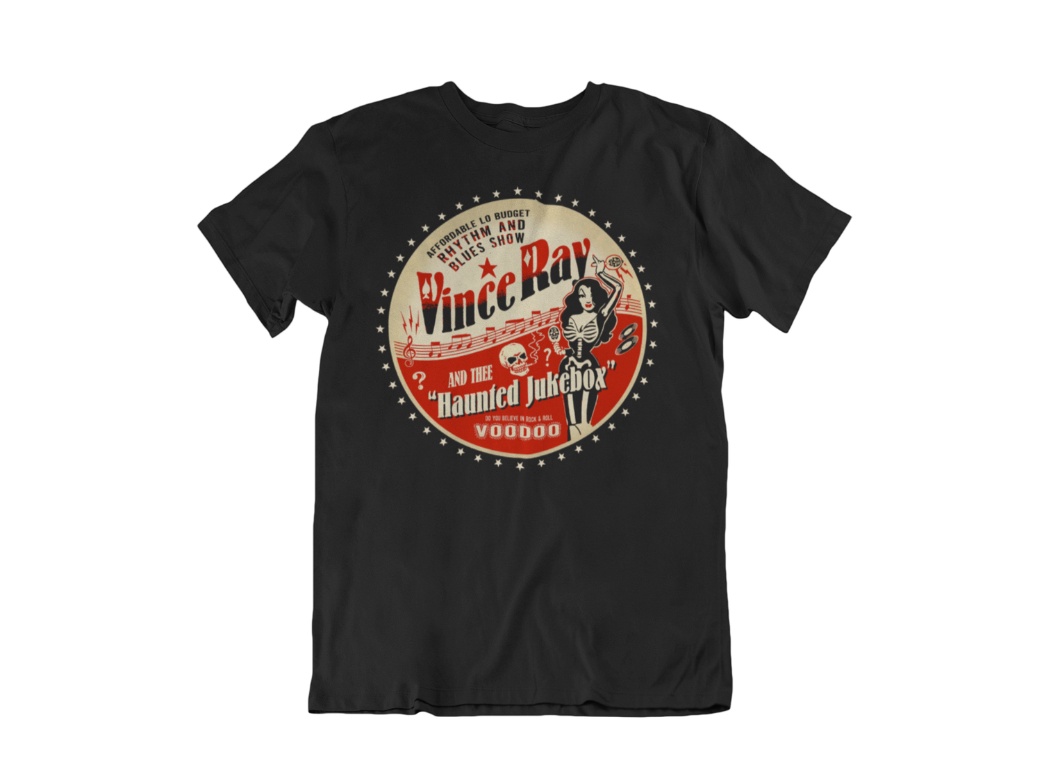 VINCE RAY AND THE HAUNTED JUKEBOX tshirt for MEN by VINCE RAY