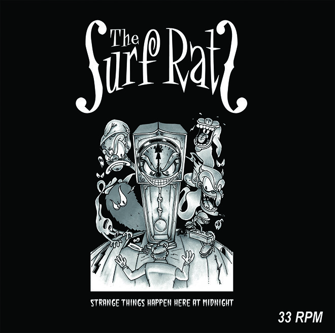 THE SURF RATS "Strange Things happen here at midnight" EP 2017