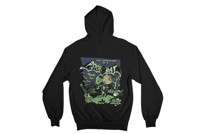 PSYCHO BAT HOODIE ZIP for MEN by VINCE RAY