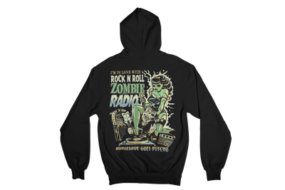 ZOMBIE RADIO HOODIE ZIP for WOMEN by VINCE RAY