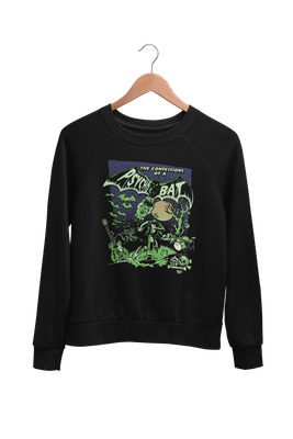 PSYCHO BAT SWEATSHIRT UNISEX by VINCE RAY