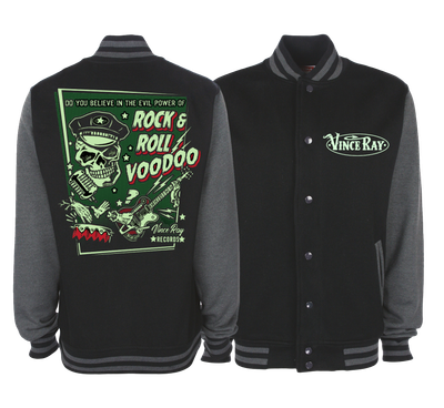 EVIL DEVIL VARSITY JACKET Unisex by VINCE RAY