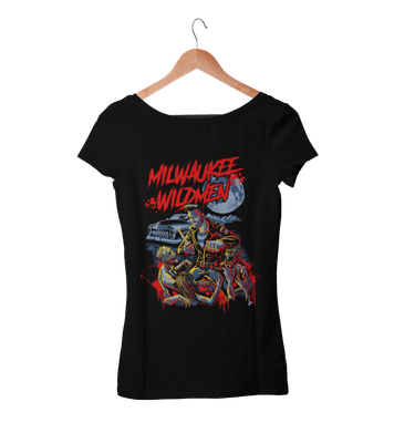 MILWAUKEE WILDMEN T-SHIRT &quot;Bloodmoon Zombie&quot; WOMEN