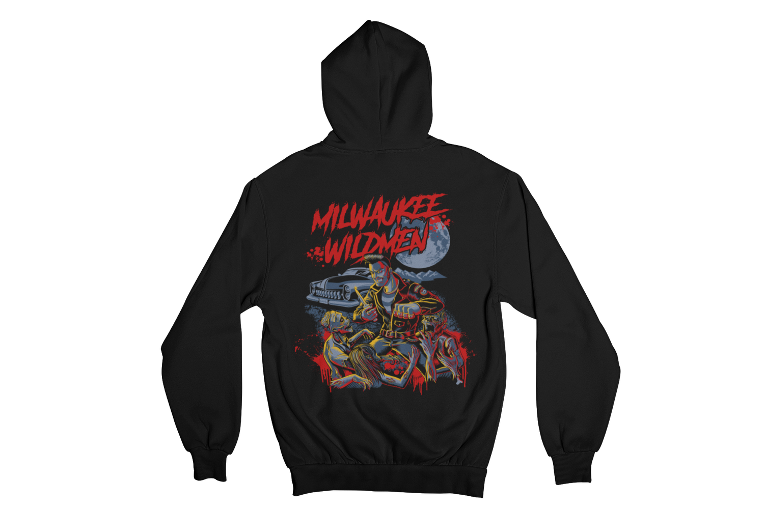 MILWAUKEE WILDMEN &quot;&#39;BLOODMOON ZOMBIE&quot; HOODIE ZIP for MEN