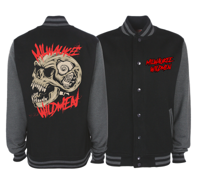 MILWAUKEE WILDMEN &quot;The head&quot; VARSITY JACKET UNISEX