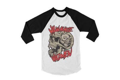 MILWAUKEE WILDMEN &quot;The head&quot; BASEBALL LONG SLEEVE  UNISEX