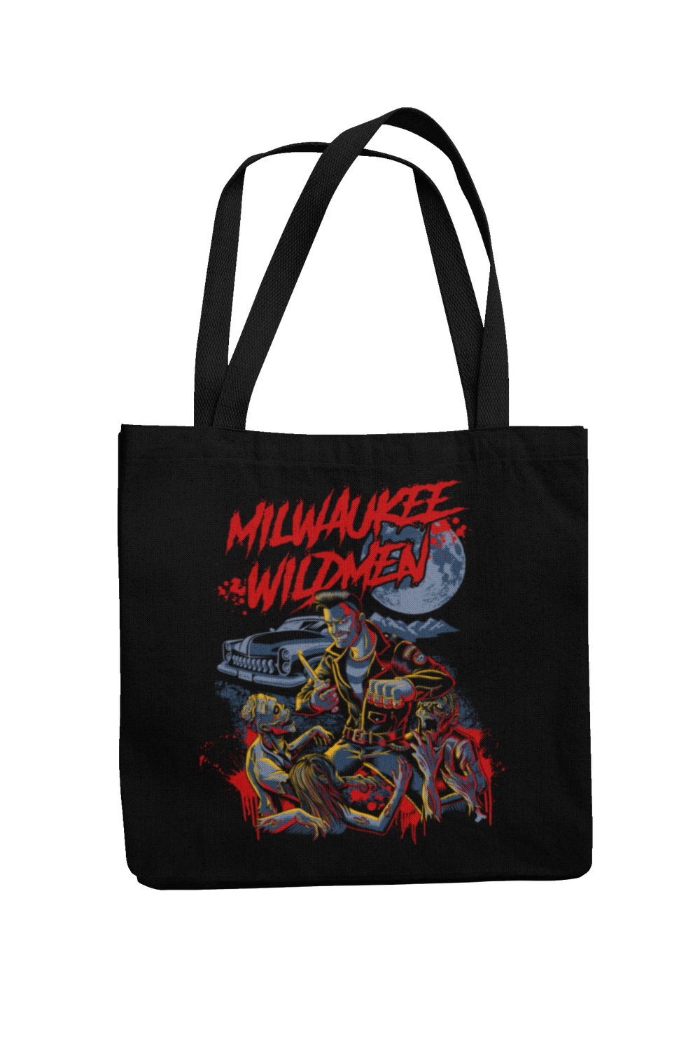 MILWAUKEE WILDMEN Cotton Bag Bloodmoon zombie