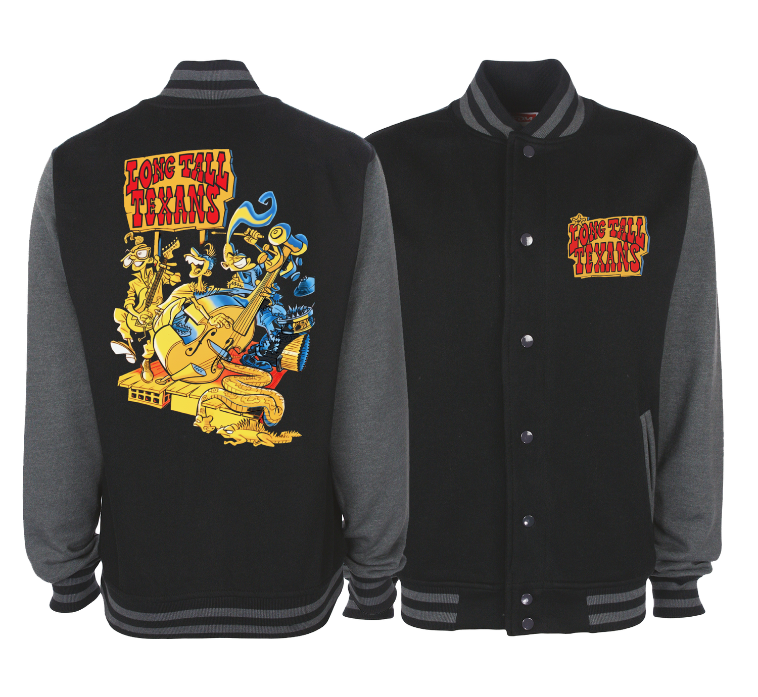 LONG TALL TEXANS &quot;WILD TEXAN BEAT&quot; VARSITY JACKET UNISEX  by SOL RAC