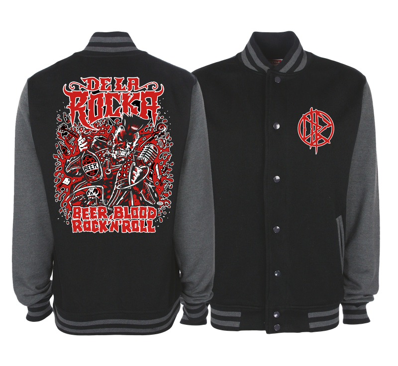 DE LA ROCKA VARSITY JACKET