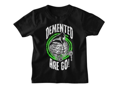 DEMENTED ARE GO "Demented brain" T-SHIRT KIDS