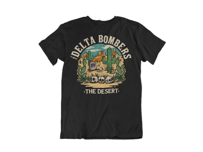 THE DELTA BOMBERS T-SHIRT "THE DESERT" for MEN