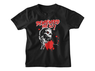 DEMENTED ARE GO "Splatter Demon" T-SHIRT KIDS