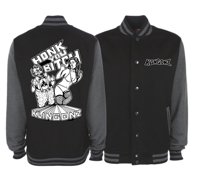 KLINGONZ "Honk you bitch" VARSITY JACKET UNISEX