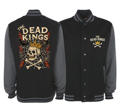 THE DEAD KINGS "King for a day" VARSITY JACKET UNISEX