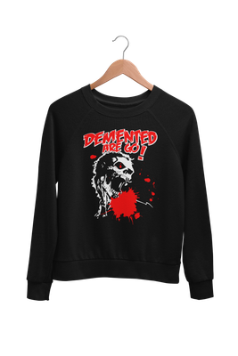 DEMENTED ARE GO "Splatter Demon" SWEATSHIRT