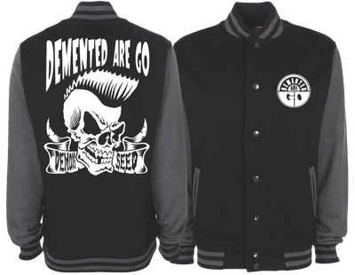 DEMENTED ARE GO "Demon Seed" VARSITY JACKET UNISEX