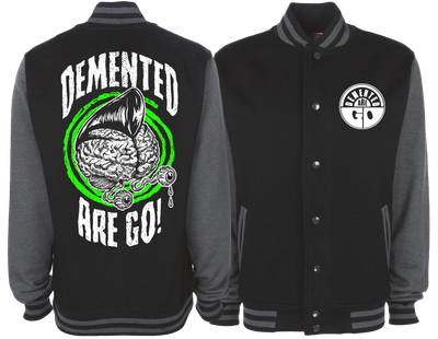 DEMENTED ARE GO "Demented brain" VARSITY JACKET UNISEX