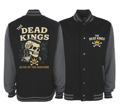 THE DEAD KINGS "Alive by the machine" VARSITY JACKET UNISEX