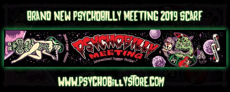 PSYCHOBILLY MEETING SCARF / BUFANDA