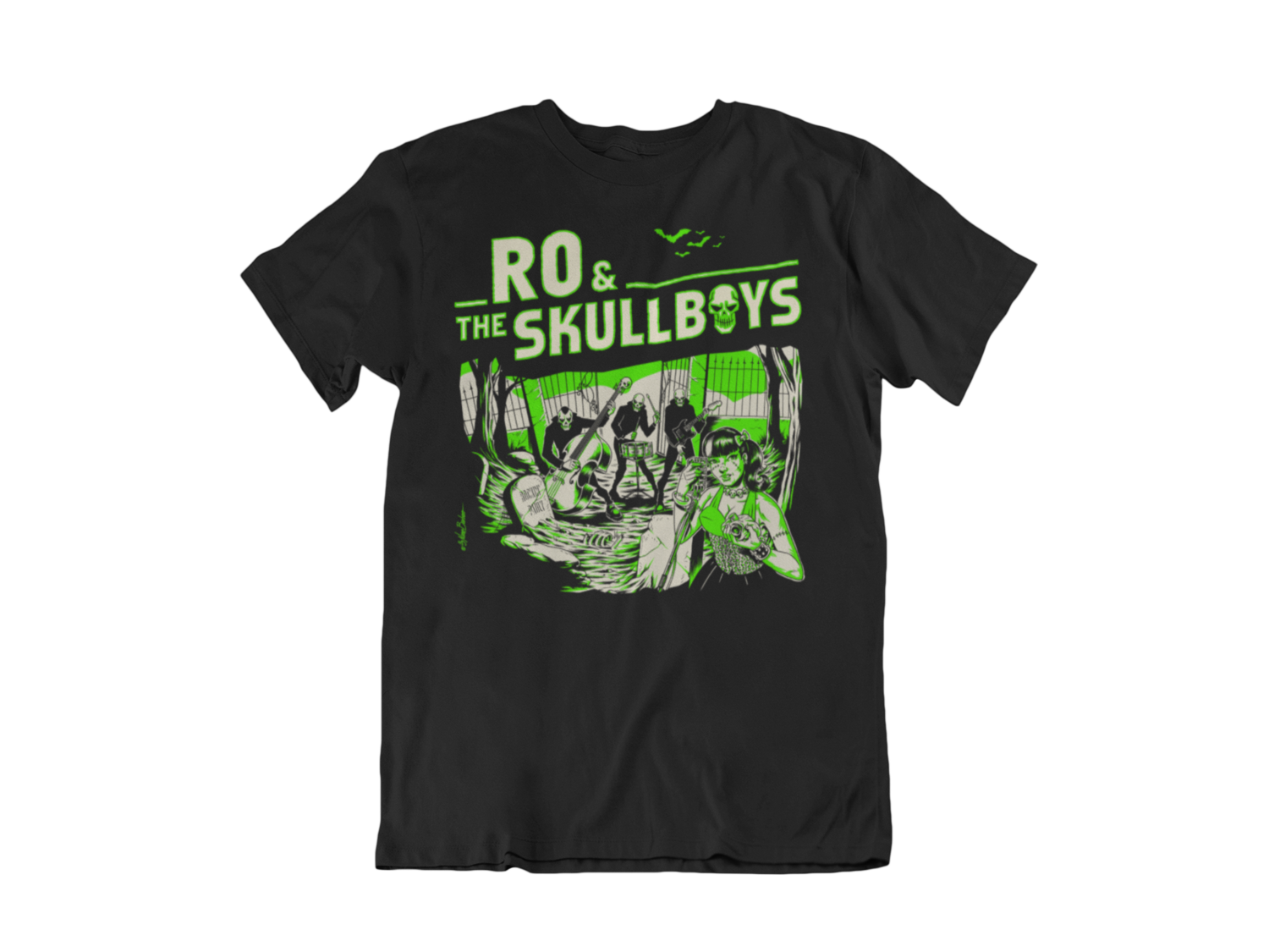 RO &amp; THE SKULLBOYS  T-SHIRT MEN