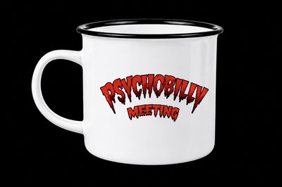 ENAMEL MUG - PSYCHOBILLY MEETING LOGO