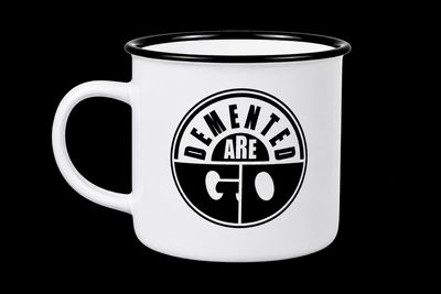 ENAMEL MUG - DEMENTED ARE GO LOGO