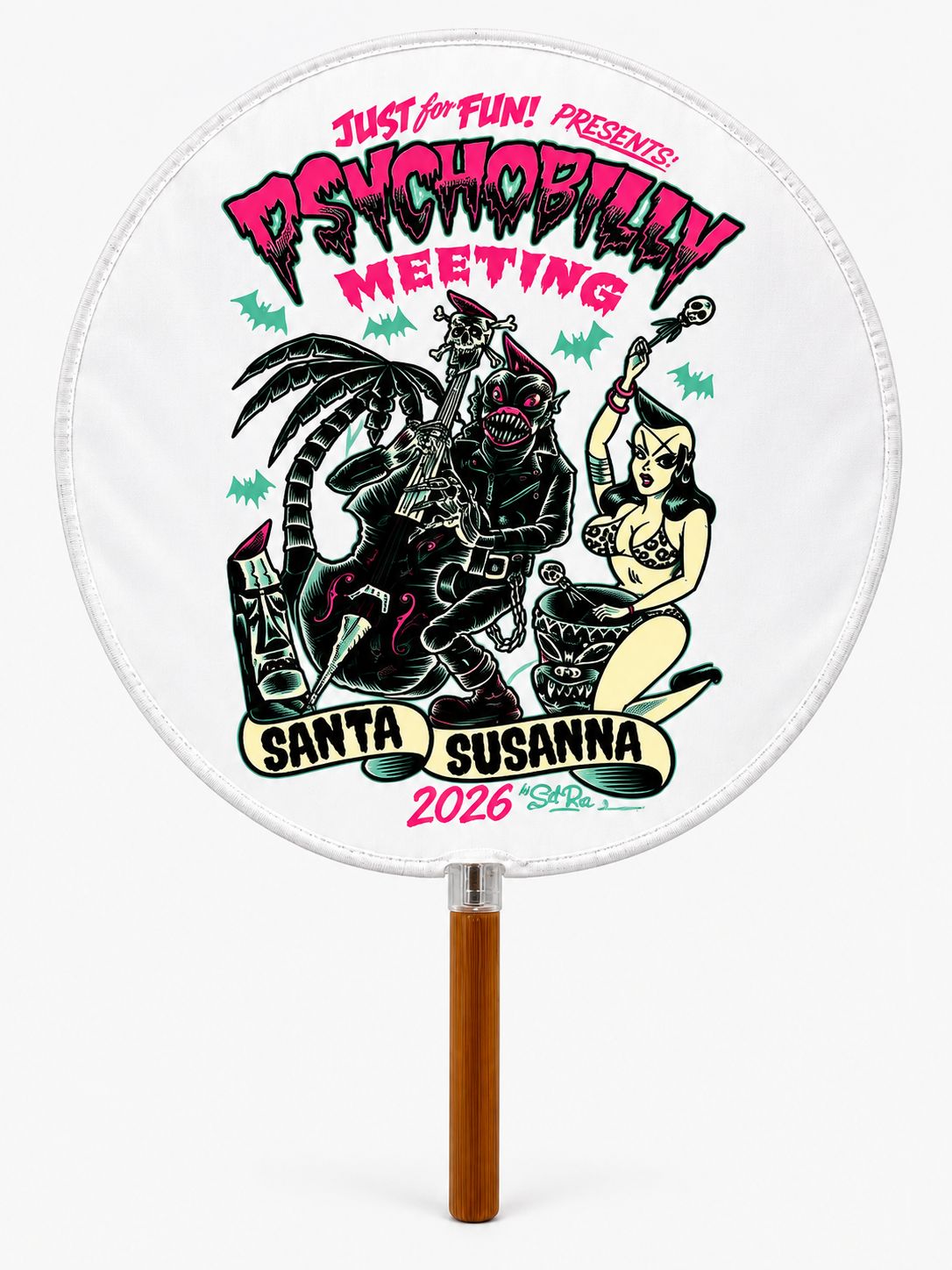 PSYCHOBILLY MEETING 2026 PAI PAI HAND  FAN