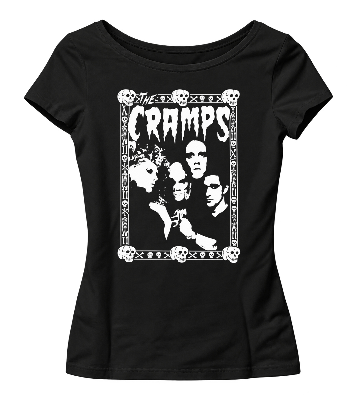 THE CRAMPS "Crypt Portrait" tshirt for WOMEN