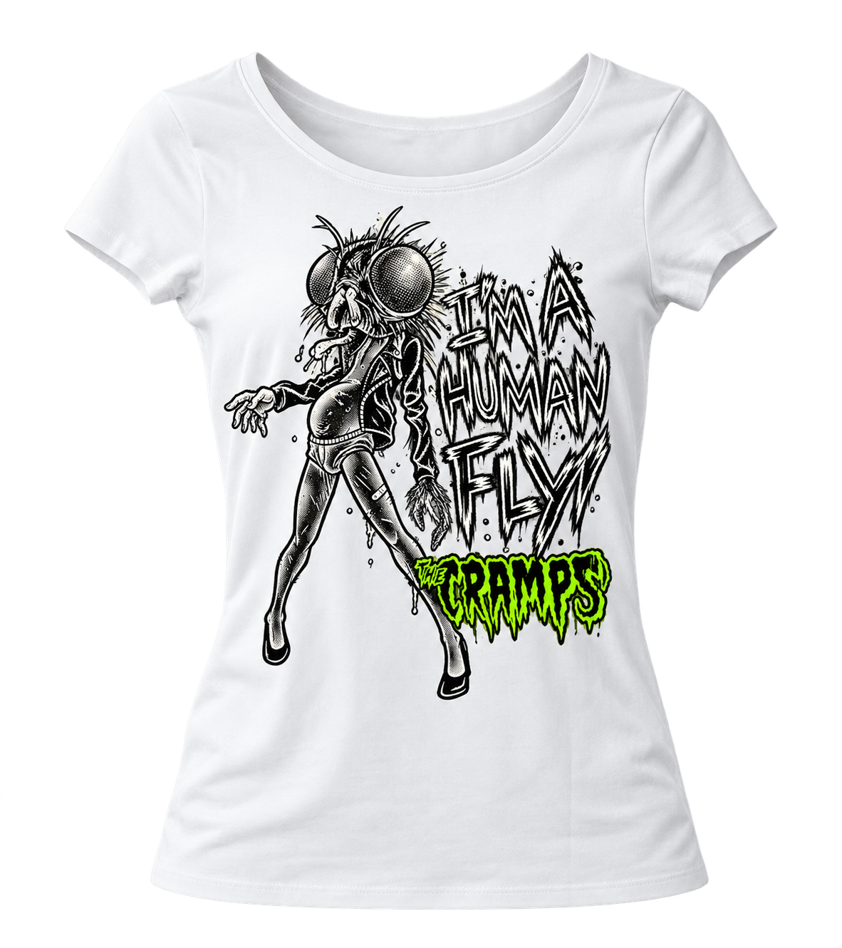 THE CRAMPS "Human fly" tshirt for WOMEN