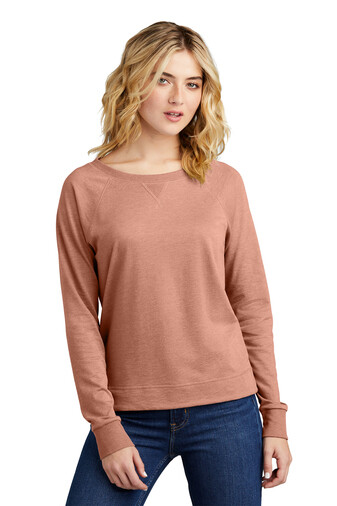 District® Women’s Featherweight French Terry™ Long Sleeve Crewneck