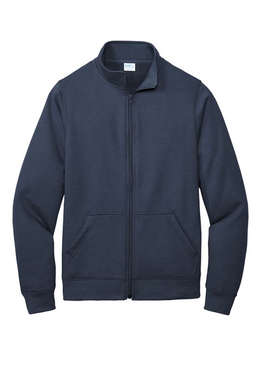 Port &amp; Co™ Core Fleece Cadet Full-Zip Sweatshirt