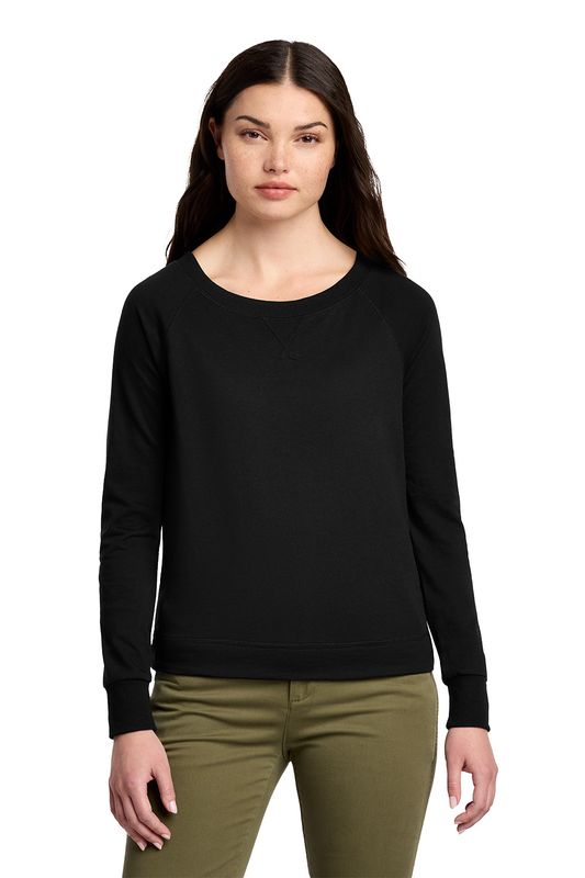 District® Women’s Featherweight French Terry™ Long Sleeve Crewneck