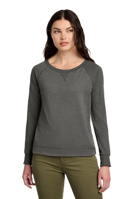 District® Women’s Featherweight French Terry™ Long Sleeve Crewneck
