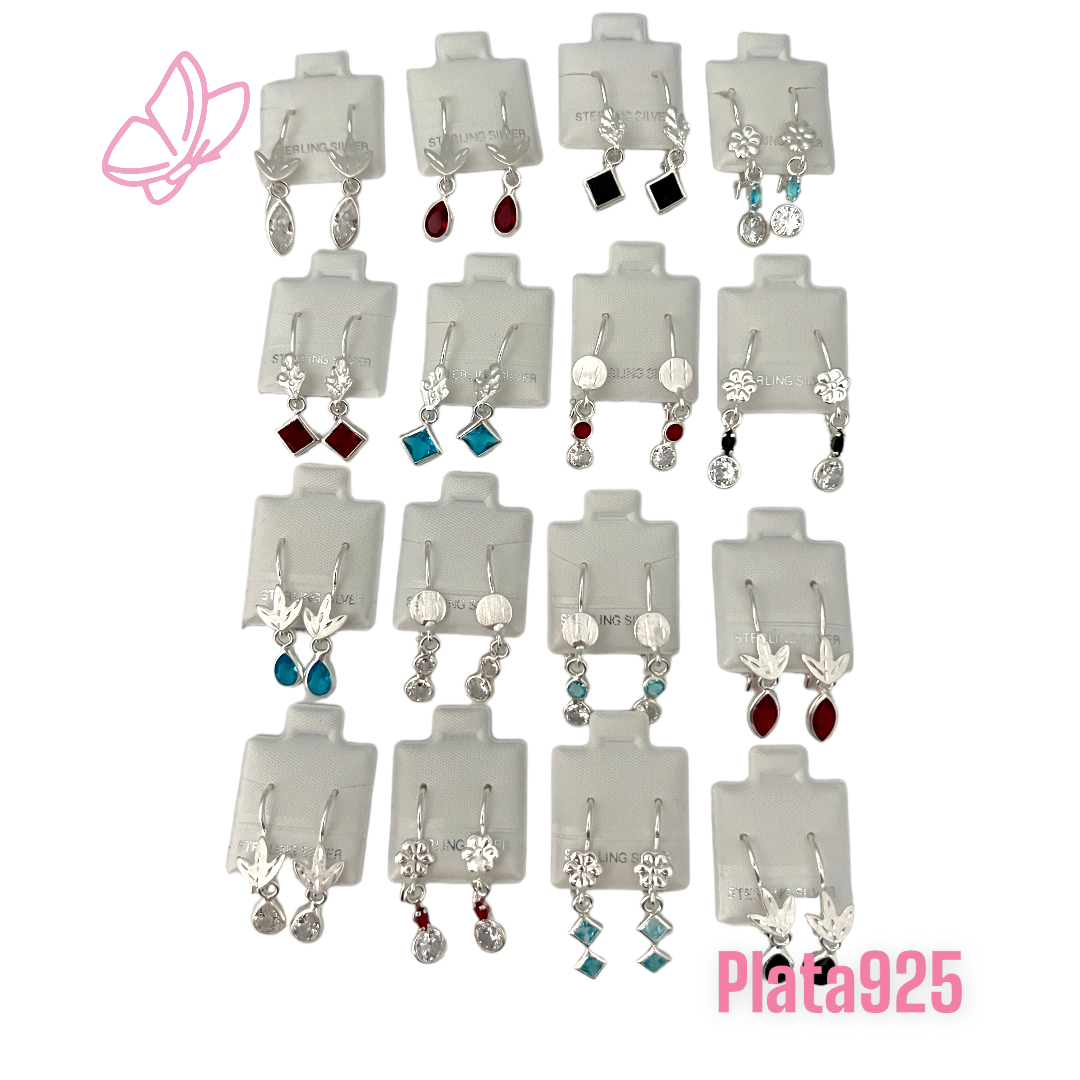 Paquete Arete Arillo PLATA .925