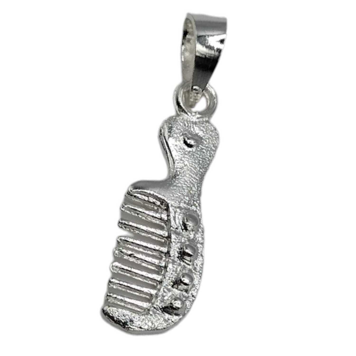 DIJE PEINE 1&quot; PLATA .925