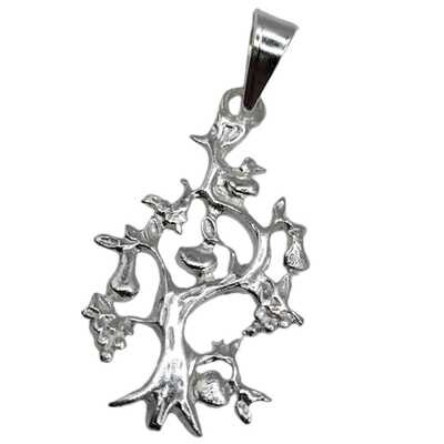DIJE  ARBOL DE FRUTOS 1.5" PLATA .925