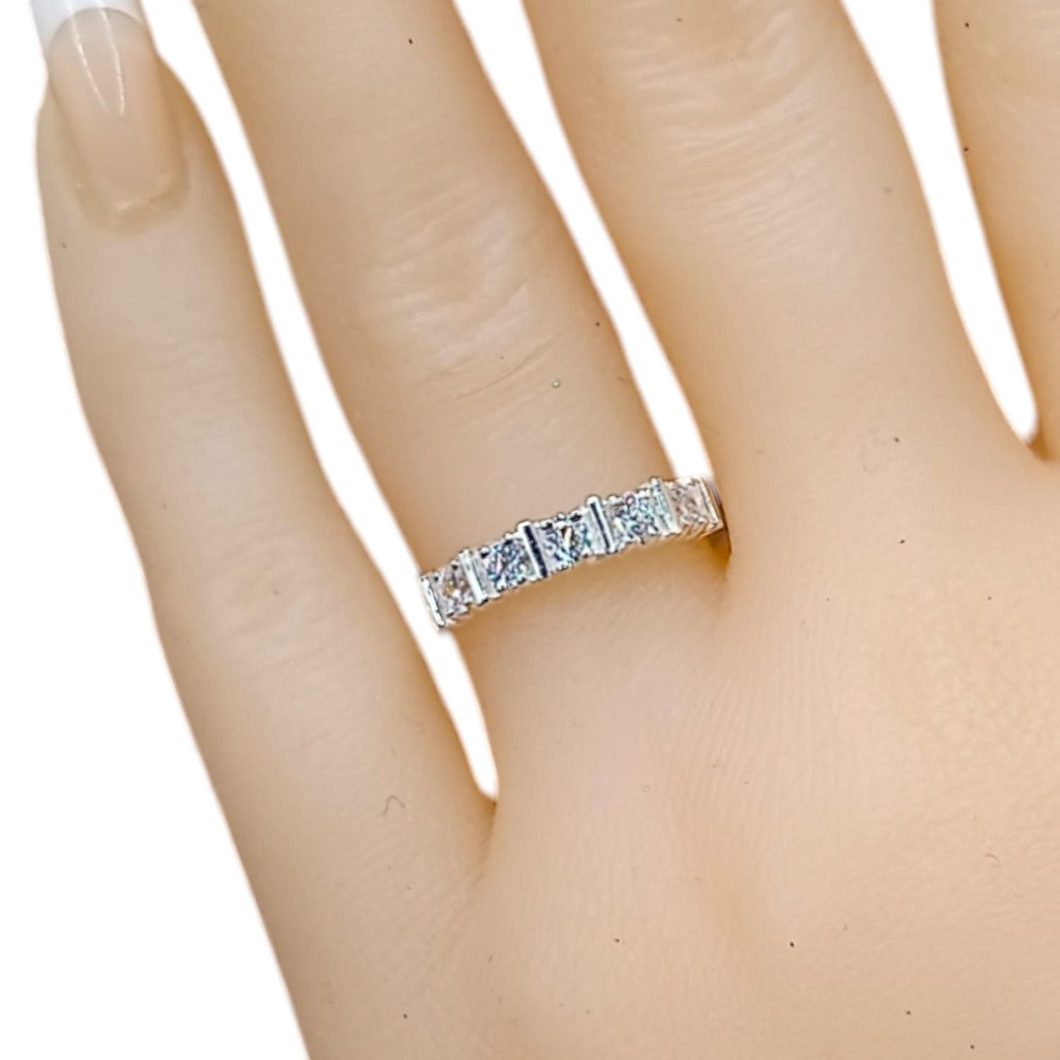 Anillo Churumbela blanco PLATA .925