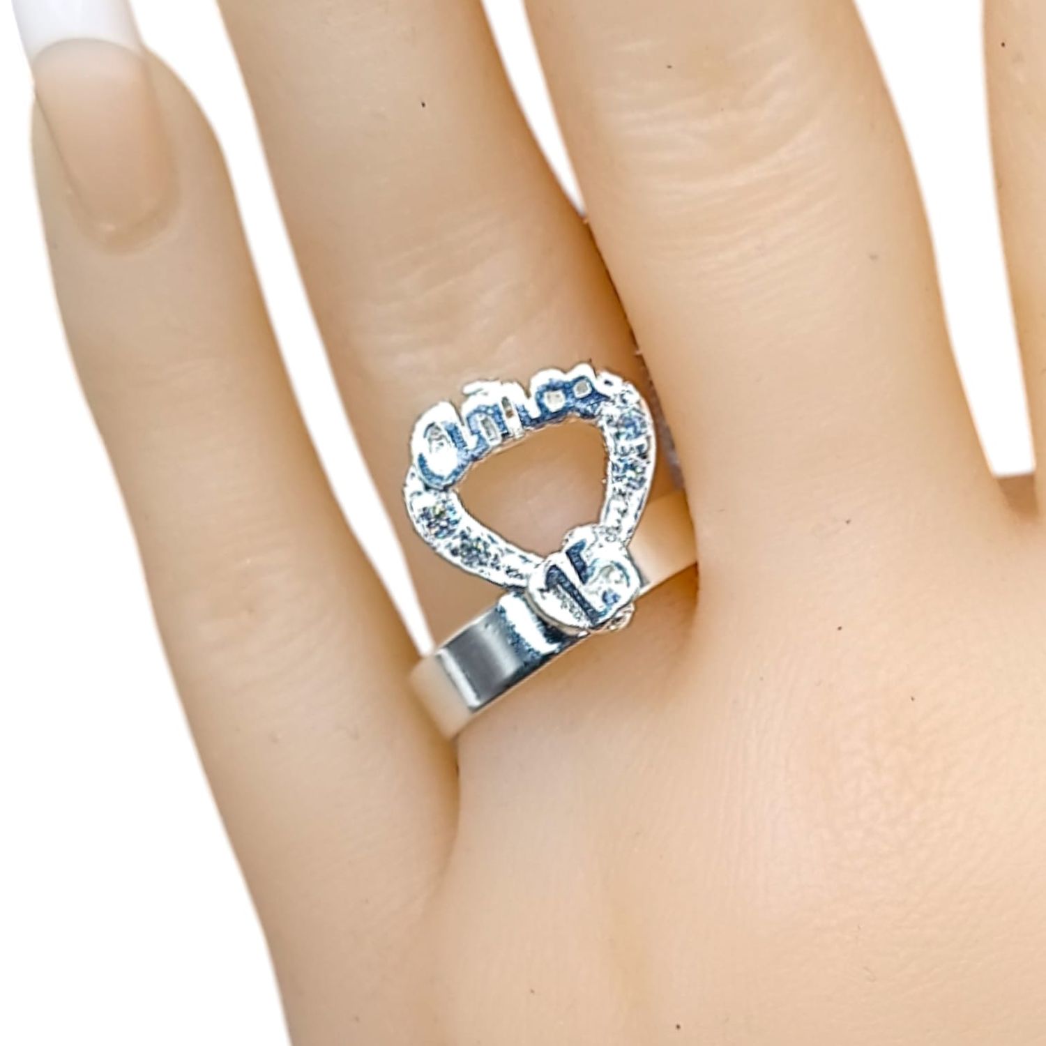 Anillo giratorio 15 años medida #8.5 PLATA .925