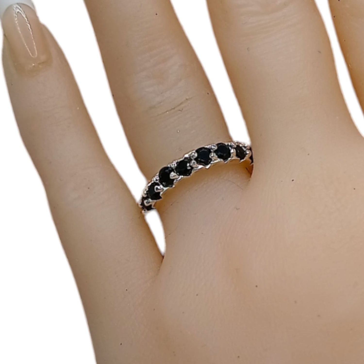 CHURUMBELA COMPLETA COLOR NEGRO PLATA .925