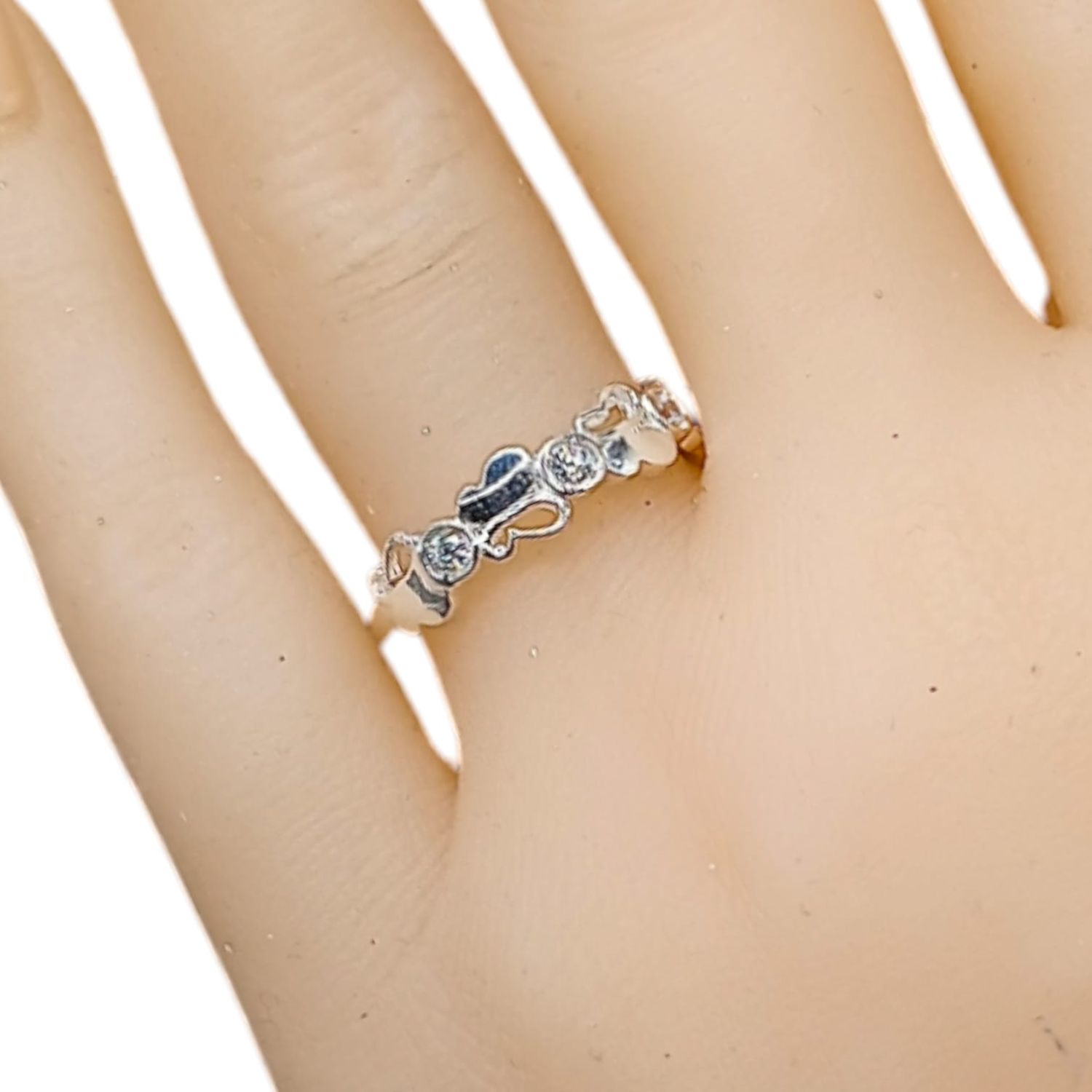 ANILLO MARIPOSAS  PLATA .925