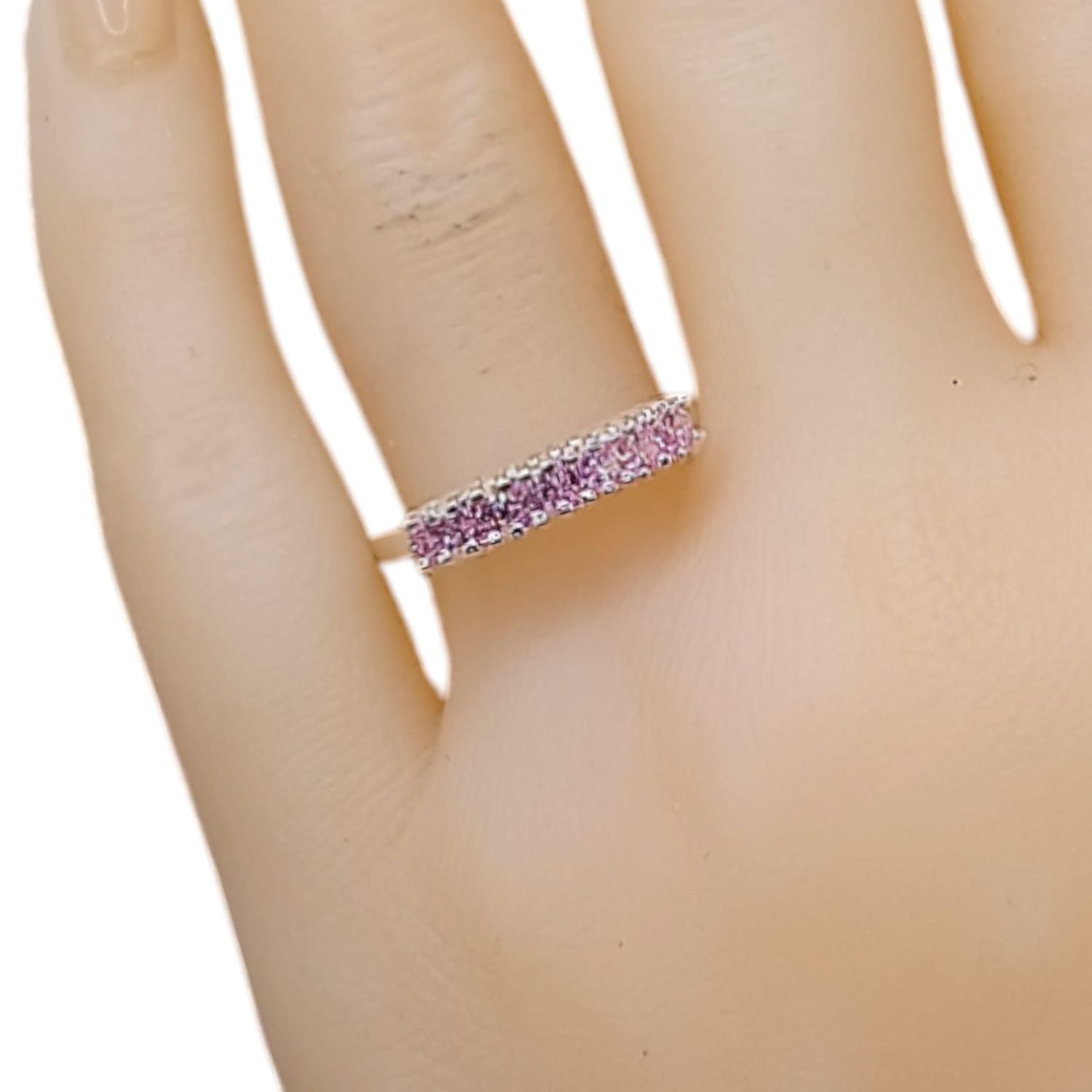 Anillo Churumbela Rosa PLATA .925